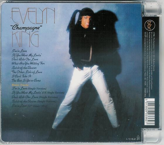Image of Back Cover of CD - VG+/VG+ - EVELYN "CHAMPAGNE" KING, I'm In Love (Big Break Records; CDBBR 0036, UK 2011 Reissue, Super Jewel case), ,  - 3516565C