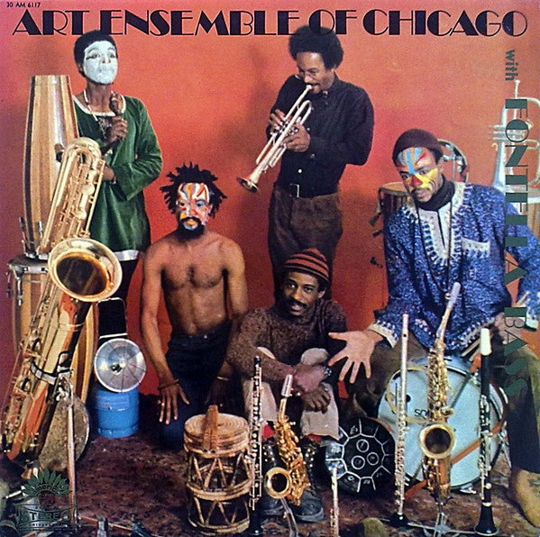 Image of Front Cover of LP - VG/VG - ART ENSEMBLE OF CHICAGO* WITH FONTELLA BASS, Art Ensemble Of Chicago With Fontella Bass (America Records; 30 AM 6117, France Reissue), Light marks only. Sleeve has very minor edge wear,  - 3526262E