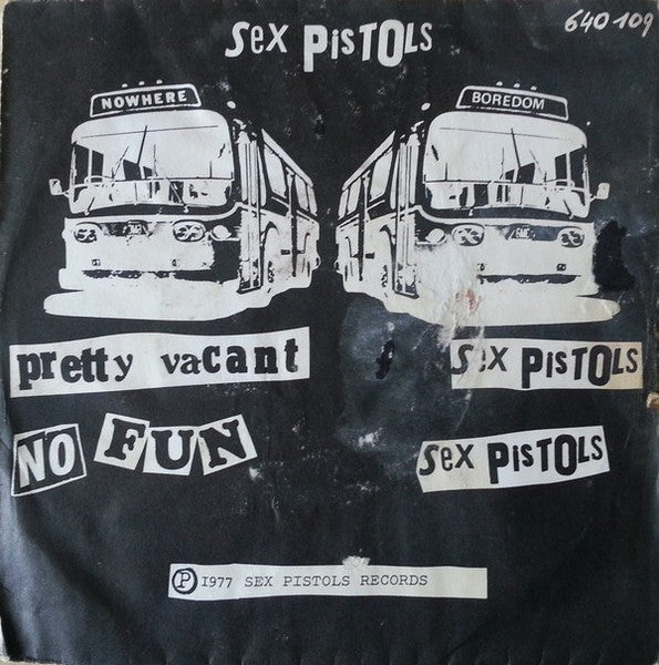 Image of Front Cover of 7" - VG+/VG+ - SEX PISTOLS, Pretty Vacant (Sex Pistols ; 640 109, France 1970s Reissue, Picture Sleeve, BA-105 Code), Very nice copy with minor wear. ,  - 3556191S