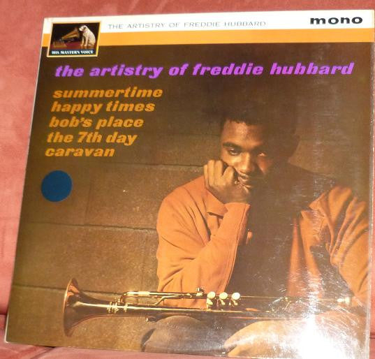 Image of Front Cover of LP - G+/VG - FREDDIE HUBBARD, The Artistry Of Freddie Hubbard (His Master's Voice; CLP 1649, UK 1960s), Centre labels and cover has been defaced to remove cat.No and title. Very minor surface marks on either side,  - 3526268E