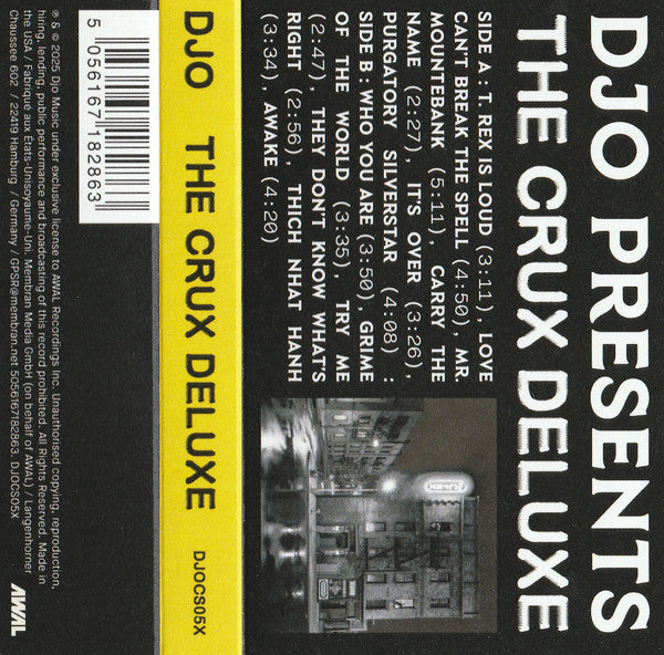 Image of Front Cover of Cassette - NEW/NEW - DJO, The Crux Deluxe (AWAL Recordings; DJOCS05X, UK 2026, J-Card), ,  - 3516553C