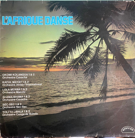Image of Front Cover of LP - G+/VG - VARIOUS, L'Afrique Danse (African; 360.061, France 1975), Light marks only. Record burst at seams,  - 3526288E