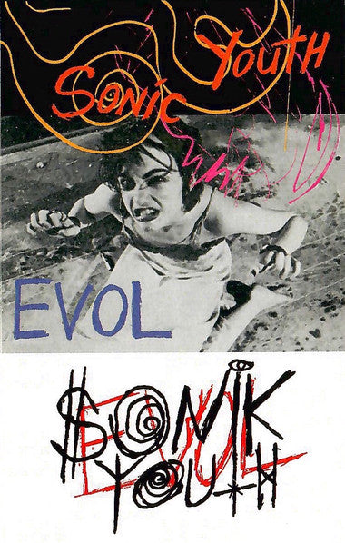 Image of Front Cover of Cassette - NEW/NEW - SONIC YOUTH, Evol (Goofin' Records; Goo-019, US 2022, J-Card, Blue Shell), ,  - 3516592C