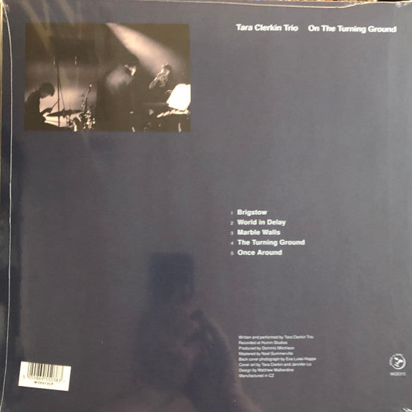 Image of Back Cover of LP - EX/EX - TARA CLERKIN TRIO, On The Turning Ground (World Of Echo; WOE013, Europe 2026 Reissue), Opened Instore, still in shrink,  - 3526289E