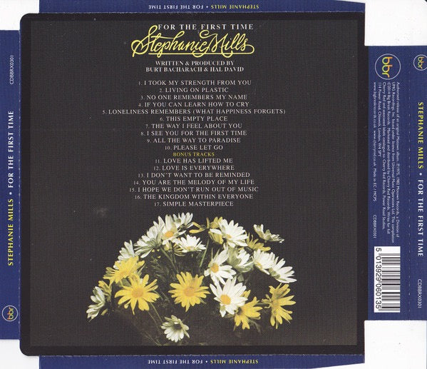 Image of Back Cover of CD - VG+/VG+ - STEPHANIE MILLS, For The First Time (Big Break Records; CDBBRX0301, Europe 2014 Reissue, Super Jewel case), ,  - 3516606C