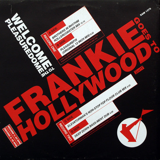 Image of Back Cover of 2x12" - VG/VG - FRANKIE GOES TO HOLLYWOOD, Welcome To The Pleasuredome (All Aboard The Remix Pleasure Ride) (ZTT; SAM 1275, UK 1993), Strong VG, light marks only. Sleeve has ringwear and light creasing,  - 3526249E