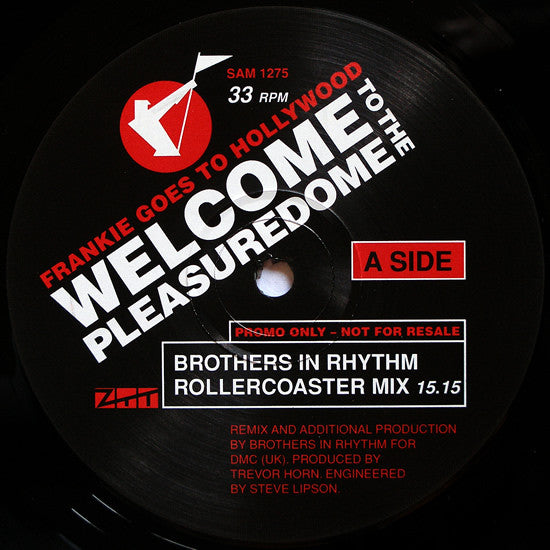 Image of Label Cover of 2x12" - VG/VG - FRANKIE GOES TO HOLLYWOOD, Welcome To The Pleasuredome (All Aboard The Remix Pleasure Ride) (ZTT; SAM 1275, UK 1993), Strong VG, light marks only. Sleeve has ringwear and light creasing,  - 3526249E