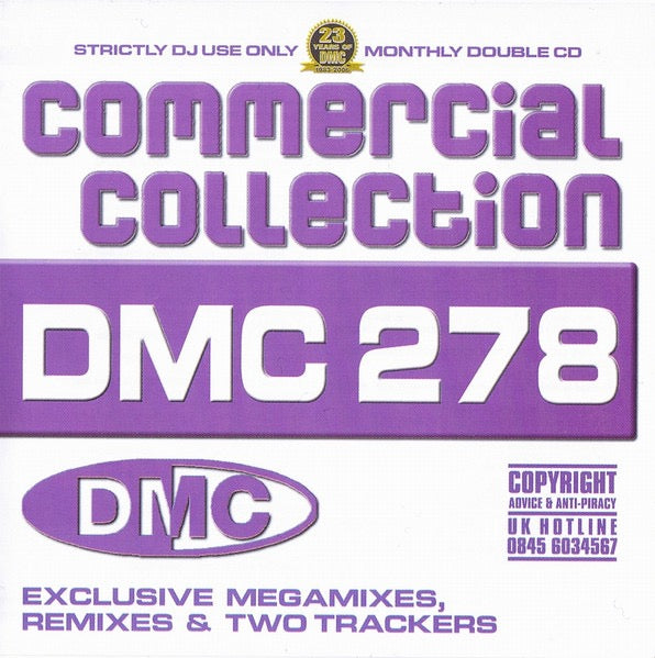 Image of Front Cover of 2xCD - VG+/VG+ - VARIOUS, Commercial Collection 278 (DMC; DMC 278, UK 2006, Double CD Case), ,  - 516609C