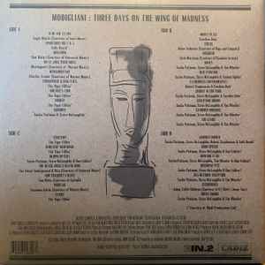 Image of Back Cover of 2xLP - VG+/VG+ - VARIOUS, Modigliani - Three Days On The Wing Of Madness (Cadiz Music And Digital Ltd; CADIZLP308, Worldwide 2025, Gatefold, 2 Die Cut Inners, Inc Tom Waits, Velvet Underground, Tim Wheeler (Ash)...), ,  - 3546279S