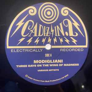 Image of Label Cover of 2xLP - VG+/VG+ - VARIOUS, Modigliani - Three Days On The Wing Of Madness (Cadiz Music And Digital Ltd; CADIZLP308, Worldwide 2025, Gatefold, 2 Die Cut Inners, Inc Tom Waits, Velvet Underground, Tim Wheeler (Ash)...), ,  - 3546279S