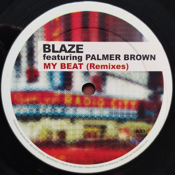 Image of Label Cover of 12" - VG/G+ - BLAZE, My Beat (Remixes) (Plus Recordings; PLMX11 M, Spain 2001), Lots of hairlines.,  - 3516623C