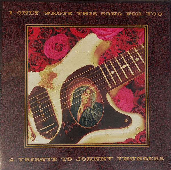 Image of Front Cover of 2xLP - VG+/VG+ - VARIOUS, A Tribute To Johnny Thunders: I Only Wrote This Song For You (Cadiz Entertainment; CADIZLP215, UK & Europe 2026, Gatefold, 2 Inners, Print, Pink Vinyl & Red Vinyl, Ltd to 500), ,  - 3546280S