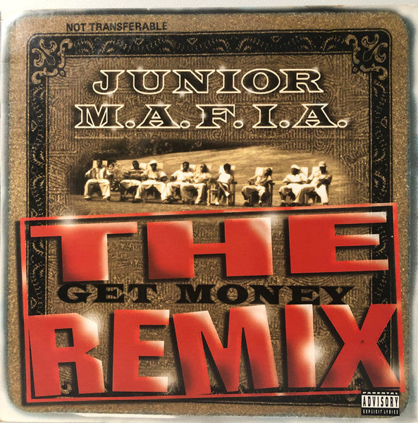 Image of Front Cover of 12" - EX/VG+ - JUNIOR M.A.F.I.A., Gettin' Money (The Get Money Remix) (Big Beat; 0-95668, US 1996), Marker pen highlighted tracks on label. Sleeve in shrinkwrap (opened).,  - 3546316S