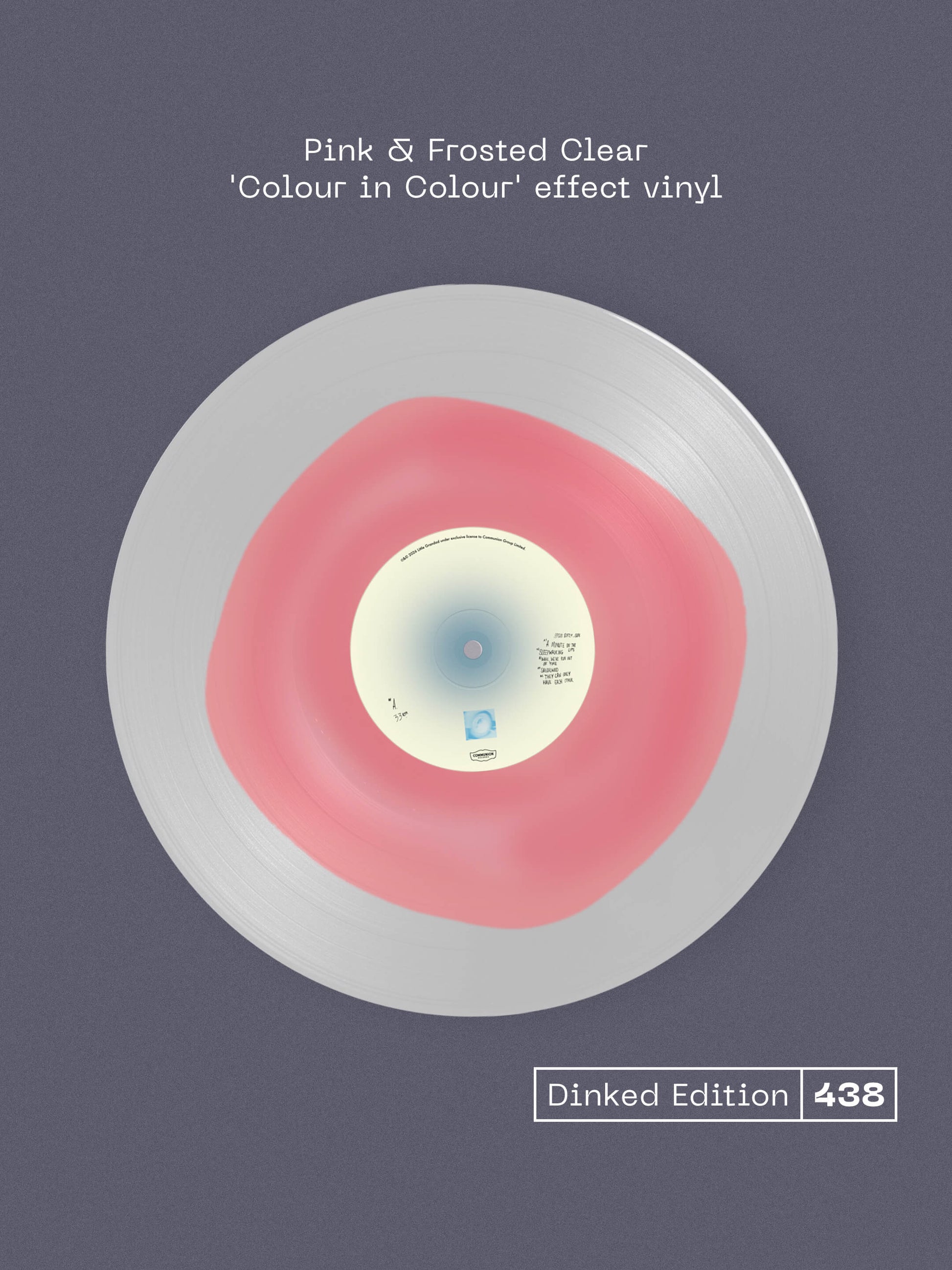 Image of Label Cover of LP - NEW/NEW - LITTLE GRANDAD, Speak Softly, Son - Dinked Edition (Communion; COMM757, UK 2027, Dinked Edition 438 - Pink & Frosted Clear 'Colour In Colour' Effect Vinyl; Exclusive Artwork Oversleeve; Signed And Hand Numbered; Limited To 500), , Produced By Kev Jones (Wunderhorse), Speak Softly, Son Is The Hotly Tipped Debut Album From Little Grandad. Their Songs Draw On Rust-Belt Americana, Brooklyn-Informed Slacker-Rock And Warm, Ramshackle British Indie Guitar Rock. - 9412288C