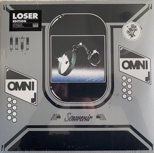 Image of Front Cover of LP - VG+/VG+ - OMNI, Souvenir (Sub Pop; SP1593, US 2024, Inner & Insert, Clear swirl vinyl), In opened shrinkwrap. ,  - 3526303E