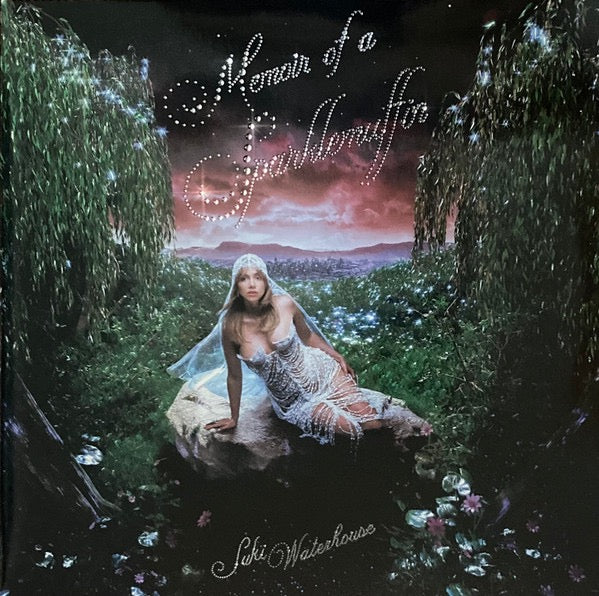 Image of Front Cover of 2xLP - VG+/VG+ - SUKI WATERHOUSE, Memoir Of A Sparklemuffin (Sub Pop; SP1580, UK & Europe 2024, Gatefold, 2 Inners, Paper Envelope, Black With Confetti Vinyl [Sparkle Starlight]), Sleeve has two splits on top seams, still in opened shrinkwrap with hype sticker.,  - 3516686C