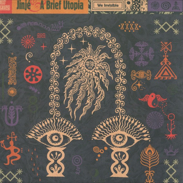 Image of Front Cover of LP - VG/G+ - JINJ  & A BRIEF UTOPIA, We Invisible (Cult Measures; CMLP001, UK 2024), Light marks and hairlines.,  - 3516631C