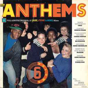 Image of Front Cover of LP - G+/VG+ - VARIOUS, Anthems Volume 6 (Street Sounds; MUSIC 14, UK 1988), Heavy ringwear on sleeve.,  - 3546321S