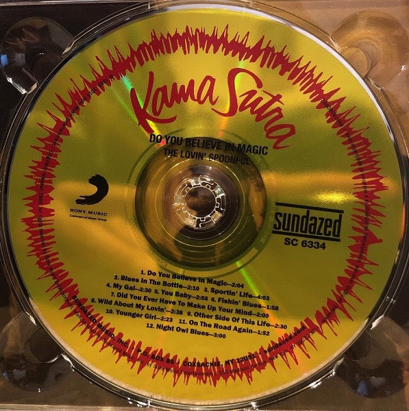 Image of Back Cover of CD - VG+/VG+ - THE LOVIN' SPOONFUL, Do You Believe In Magic (Sundazed Music; SC 6334, US 2015 Reissue, Digipak), ,  - 3536074E