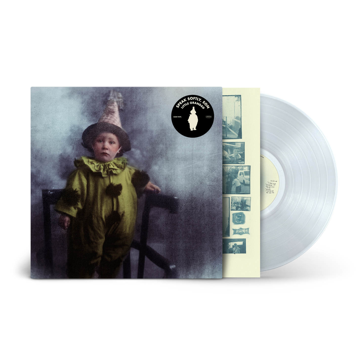 Image of Front Cover of LP - NEW/NEW - LITTLE GRANDAD, Speak Softly, Son (Communion; COMM746, UK 2027, Clear Vinyl), , Produced By Kev Jones (Wunderhorse), Speak Softly, Son Is The Hotly Tipped Debut Album From Little Grandad. Their Songs Draw On Rust-Belt Americana, Brooklyn-Informed Slacker-Rock And Warm, Ramshackle British Indie Guitar Rock. - 9412304C