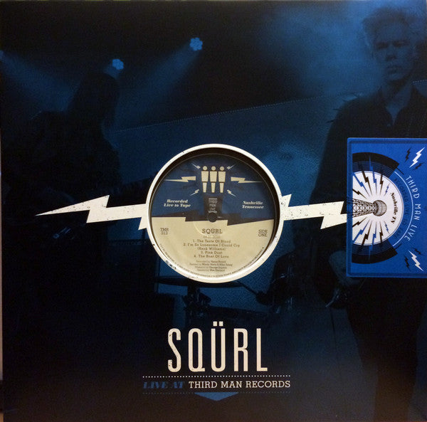 Image of Front Cover of LP - VG/VG+ - SQ RL, Live At Third Man Records 03-31-2015 (Third Man Records; TMR-313, US 2016, Die Cut Sleeve, Black & Blue Split Vinyl, Ltd to 150), Edge and Ring Wear,  - 3546292S