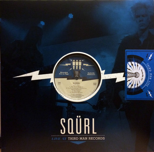 Image of Front Cover of LP - VG/VG+ - SQ RL, Live At Third Man Records 03-31-2015 (Third Man Records; TMR-313, US 2016, Die Cut Sleeve, Black & Blue Split Vinyl, Ltd to 150), Edge and Ring Wear,  - 3546292S