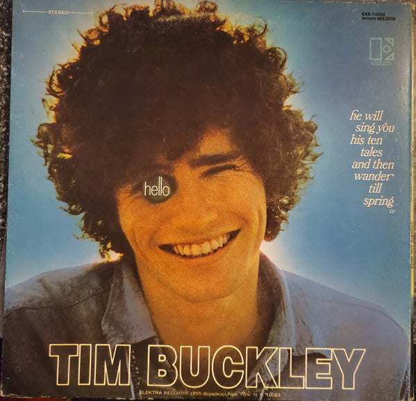 Image of Back Cover of LP - VG/VG - TIM BUCKLEY, Goodbye And Hello (Elektra; EKS-74028, US 1975 Reissue, Inside Loading Gatefold Sleeve,  Pitman Pressing, "CP" etched in side B runout), Light marks, edge & ring wear,  - 3646003S
