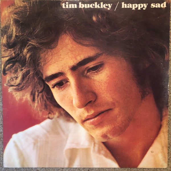 Image of Front Cover of LP - G+/VG - TIM BUCKLEY, Happy Sad (Elektra; K42072, UK 1970s Reissue), Light marks, top edge taped, edge wear,  - 3646004S