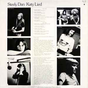 Image of Back Cover of LP - G+/VG+ - STEELY DAN, Katy Lied (ABC Black label; ABCL 5094, UK 1975, Star on Rear Sleeve, No Inner, Stereo), Couple deep creases on front cover as well as a small sticker tear.,  - 3646054S