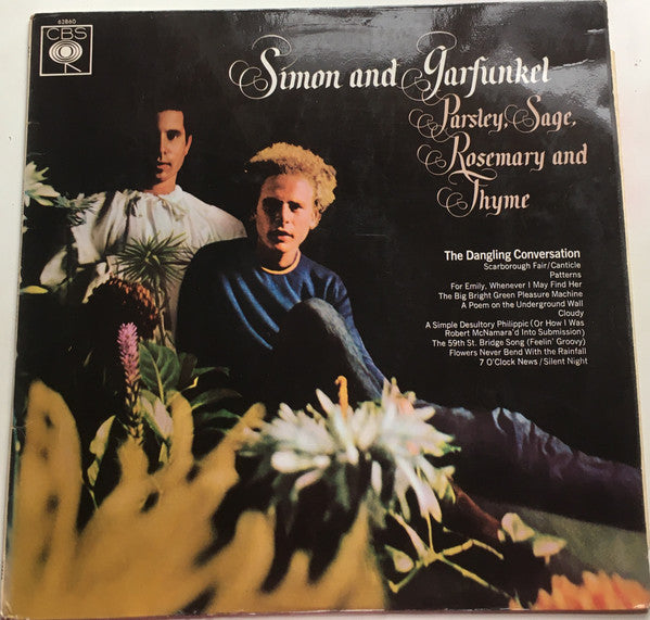 Image of Front Cover of LP - VG/VG - SIMON AND GARFUNKEL, Parsley, Sage, Rosemary And Thyme (CBS Orange (33 1/3 On Label); 62860, UK 1968 Reissue, Mono), ,  - 3626026E