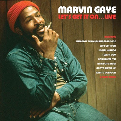 Image of Front Cover of 2xLP - VG+/EX - MARVIN GAYE, Let's Get It On: Live (Not Now Music; NOT2LP248 , Europe 2017, Gatefold, Red Vinyl), ,  - 3526321E