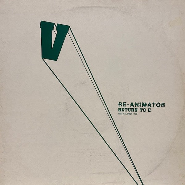 Image of Front Cover of 12" - VG/G+ - RE-ANIMATOR, Return To E (Vertical Drop Recordings; VDR 003, UK 2001, Picture Sleeve), Lots of light hairlines and marks, sleeve is ringworn + sticker ghost.,  - 3616025C