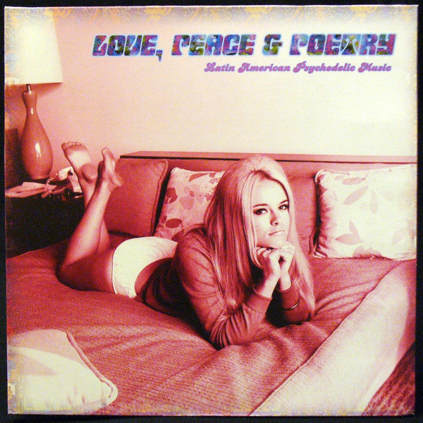 Image of Front Cover of LP - EX/EX - VARIOUS, Love, Peace and Poetry - Latin American Psychedelic Music (Q.D.K. Media; LP 022, Germany 1997, Gatefold), ,  - 3626079E
