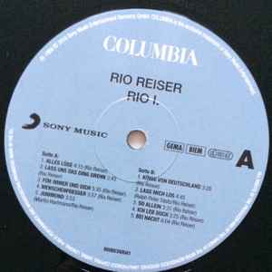 Image of Label Cover of LP - EX/EX - RIO REISER, Rio I. (Columbia; 88985350541, Europe 2016 Reissue, Inner, 180 Gram Vinyl), Opened Instore, Still In Shrinkwrap,  - 3646015S