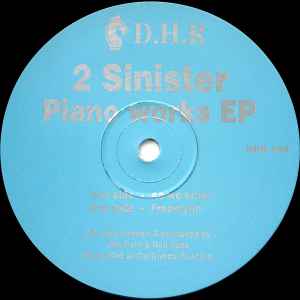 Image of Front Cover of 12" - /G+ - 2 SINISTER, Piano Works EP (Dark Horse Records; DHR 006, UK 1994), Lots of marks on either side of disc, some surface noise at quieter moments,  - 3646039S