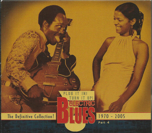 Image of Front Cover of 3xCD - VG+/VG+ - VARIOUS, Plug It In! Turn It Up! (Electric Blues - The Definitive Collection! Part 4: 1970-2005) (Bear Family Records; BCD 16924 CP, Germany 2011), ,  - 3656000S