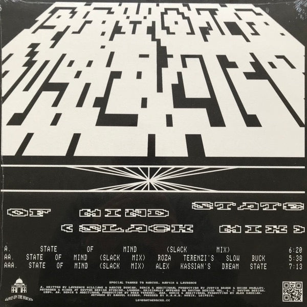 Image of Back Cover of 12" - VG/VG - PEYOTE DREAMS, State Of Mind (Slack Mix) (Love On The Rocks; LOTR 023, Germany 2021, Picture Sleeve, Insert), Light marks and some faint hairlines. Sleeve has some small corner bumps., Reissue of a trance classic from '93 + two different mixes.  - 3616027C