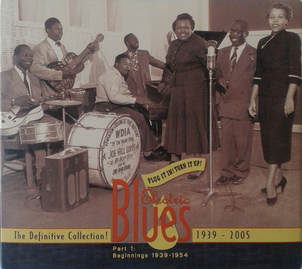 Image of Front Cover of 3xCD - VG+/VG+ - VARIOUS, Plug It In! Turn It Up! (Electric Blues The Definitive Collection! Part 1 1939-1954) (Bear Family Records; BCD 16921 CP, Germany 2012), ,  - 3656003S