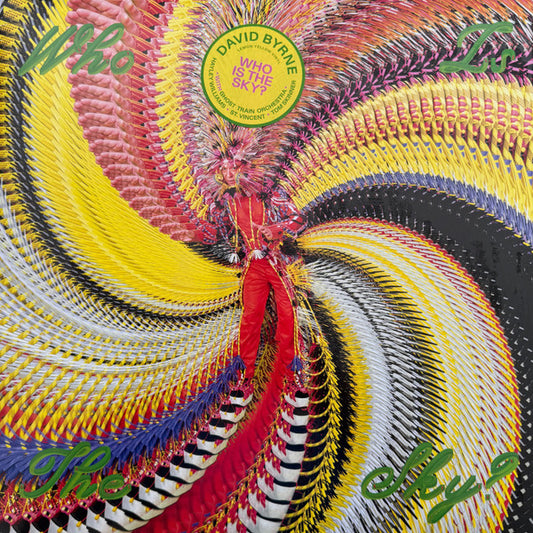 Image of Front Cover of LP - EX/EX - DAVID BYRNE WITH GHOST TRAIN ORCHESTRA, Who Is The Sky? (Matador; OLE2178LP2, Worldwide 2025, Poster, Yellow Vinyl), ,  - 3626098E