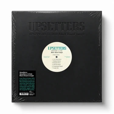 Image of Front Cover of LP - NEW/NEW - UPSETTERS, Upsetters 14 Dub Black Board Jungle (Week-End Records; WE21SRD, UK 2026 Reissue, Limited Editio with Exclusive Art Print), , A landmark of dub and reggae history, first released in Jamaica in 1972 and produced by Lee 'Scratch' Perry with mixes by King Tubby. Using bass, drums, echo, reverb and tape delay as creative tools, the album helped establish dub as a fully realised genre. This SRD-exclusive edition is limited to 500 copies and includes an exclusive a
