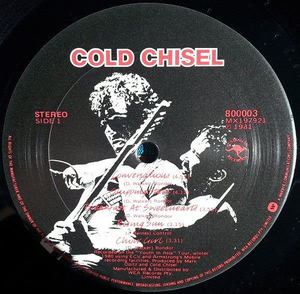 Image of Label Cover of 2xLP - VG/VG - COLD CHISEL, Swingshift (WEA ; 800 003, Australia 1981, 2 Inners), Strong VG, , Edge Wear,  - 3526369E