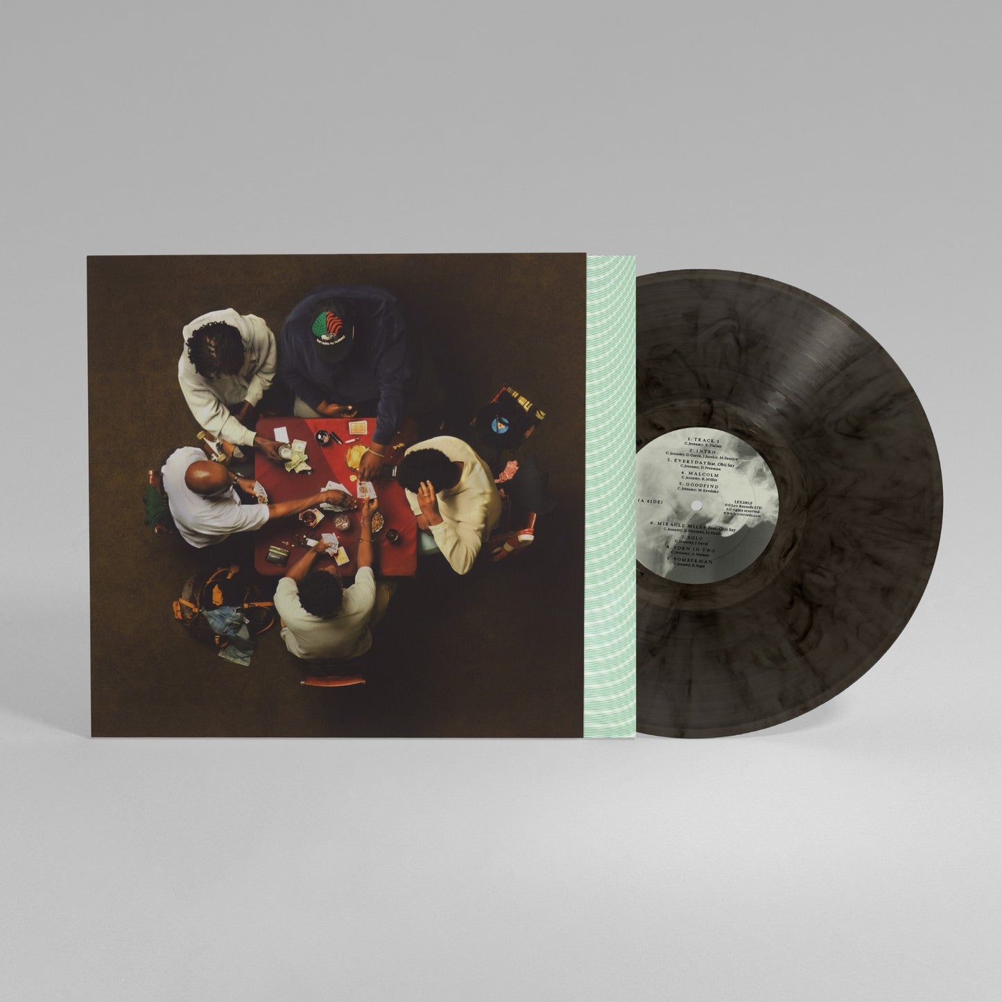 Image of Back Cover of LP - NEW/NEW - CHUCK STRANGERS, Glory Of The King's Hand (Lex Records; LEX201LP, UK 2026, Inner, Smoke Coloured Vinyl), , Chuck Strangers's latest, Glory Of The King's Hand, represents a matured, self-assured attitude and an emphasis on songcraft. “I made a lot of conscious [musical] decisions," says the heavy-tongued griot from East Flatbush, Brooklyn. “I really tried to make better songs that people might want to hear again.” To accomplish this, Chuck chose to be a producer in the Q
