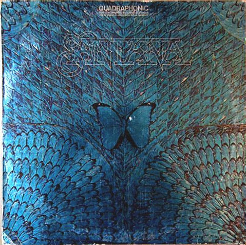 Image of Front Cover of LP - VG/VG - SANTANA, Borboletta (Columbia; PCQ 33135, US 1974, Metallic Sleeve, Inner, Quadraphonic), ,  - 3616084C