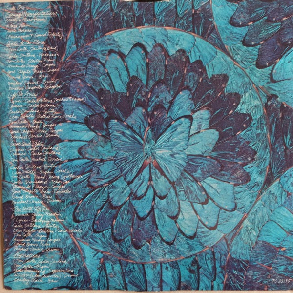 Image of Back Cover of LP - VG/VG - SANTANA, Borboletta (Columbia; PCQ 33135, US 1974, Metallic Sleeve, Inner, Quadraphonic), ,  - 3616084C
