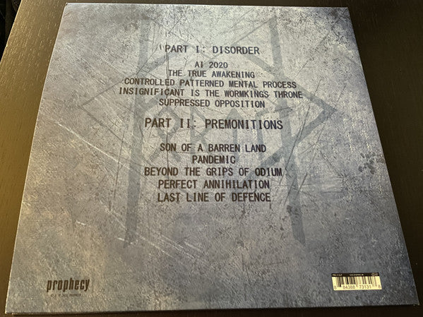 Image of Back Cover of LP - VG+/EX - FORT  , World Serpent (Prophecy Productions ; Pro 313LP, Europe 2021, Gatefold, 2 Inners), Stickered Plastic Outer Sleeve,  - 3526363E