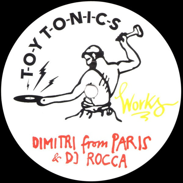 Image of Front Cover of 12" EP - /VG - DIMITRI FROM PARIS & DJ ROCCA, Works (Toy Tonics; TOYT 094, Germany 2019), Lots of light hairlines.,  - 3616128C