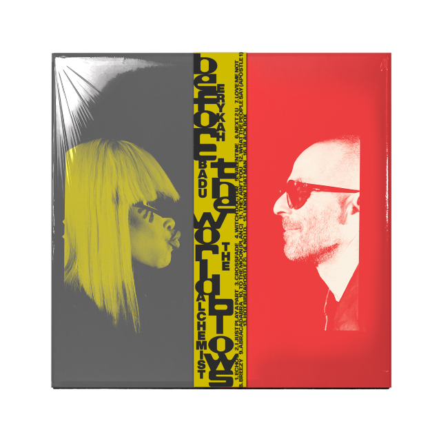 Image of Front Cover of 1xCD - NEW/NEW - ERYKAH BADU & THE ALCHEMIST, Before The World Blows (Control Freaq Records / Young; YO515CD, UK 2026, Gatefold Wallet / Folded Insert / Belly Band), , Erykah Badu and The Alchemist unite for Before The World Blows, a collaborative album recorded over 18 months in Dallas and Los Angeles. The record brings The Alchemist’s warm, sample-based production together with Badu’s rhythmic, jazz-informed experimentation, moving through soul, blues, funk, rock, jazz and undergro