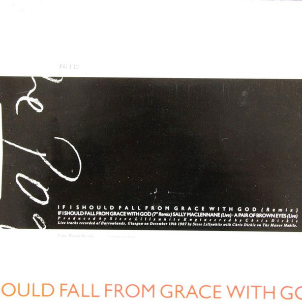 Image of Back Cover of 12" - VG/VG - THE POGUES, If I Should Fall From Grace With God (Pogue Mahone Records; FG 1 12, UK 1988, Picture Sleeve), ,  - 3616071C