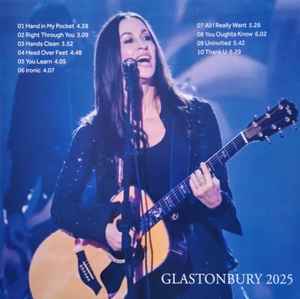 Image of Back Cover of LP - VG+/VG+ - ALANIS MORISSETTE, Live at Glastonbury 2025 (Not On Label; none, UK 2025, Gold Swirl (brownish gold with multi swirl)), ,  - 3646024S