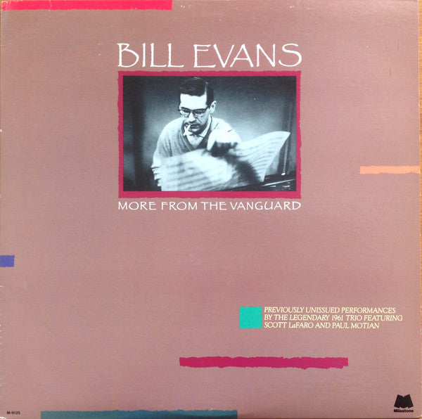 Image of Front Cover of LP - VG/VG - BILL EVANS, More From The Vanguard (Milestone; M-9125, US 1984), Strong VG - light marks, edge wear,  - 3646026S